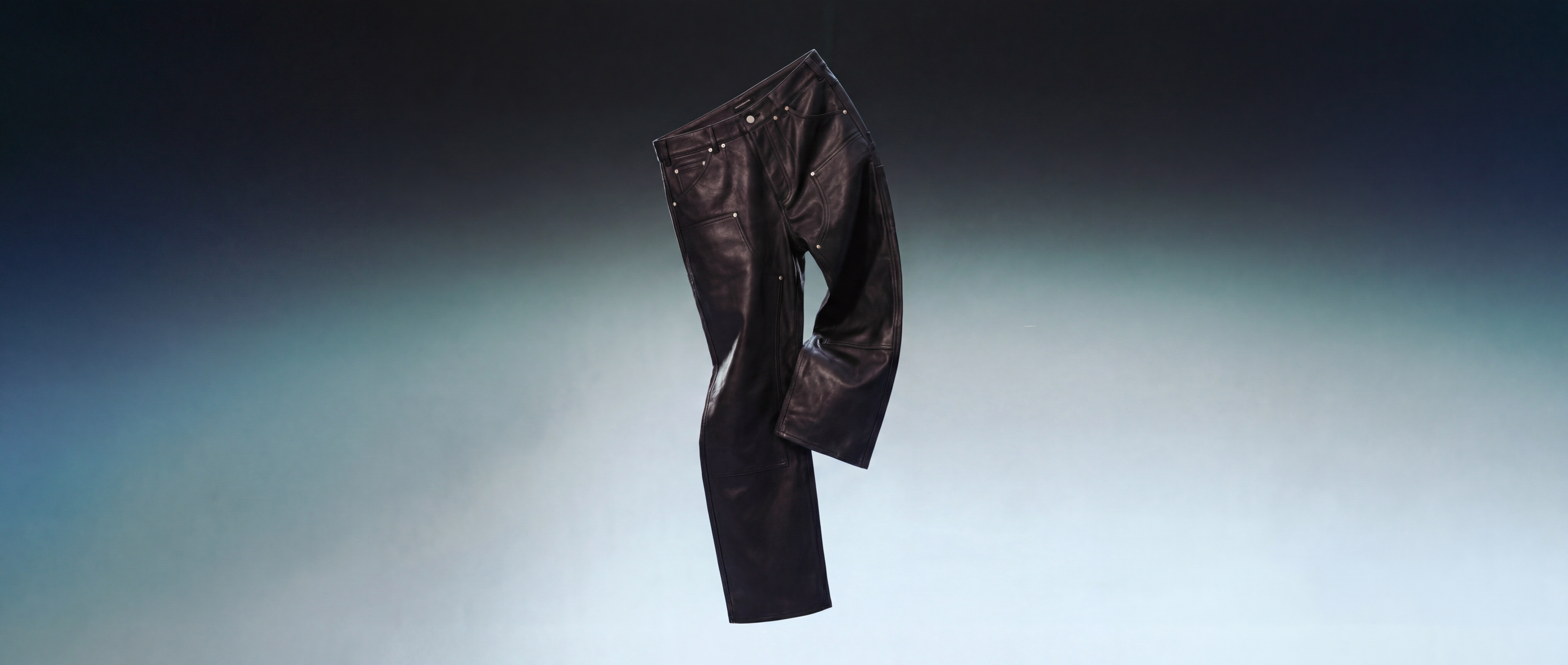 L'Argent Brûlé S/S 26 — Leather Cargo Pants